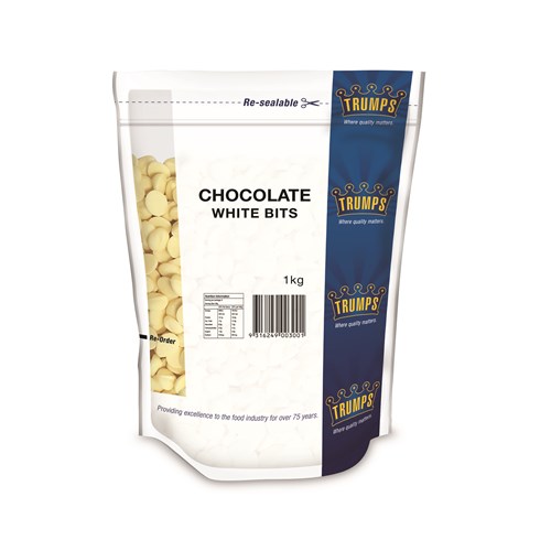 VCHBIW1C Choc White Bits 1kg